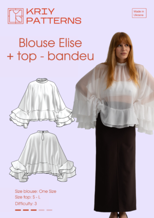Blouse Elise (+ bandeau top)